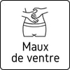 Contribue à soulager les nausées, les douleurs d'estomac et les maux digestifs courants. Logo maux d'estomac